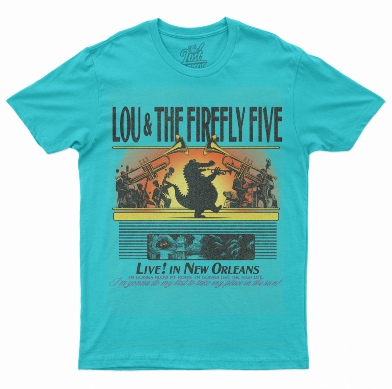 the lost bros lou and the firefly five tee