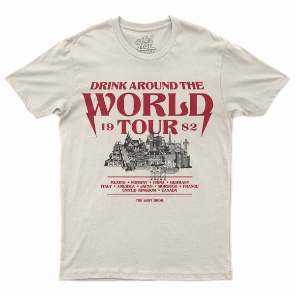 Vintage World Showcase Tour Tee - Cream