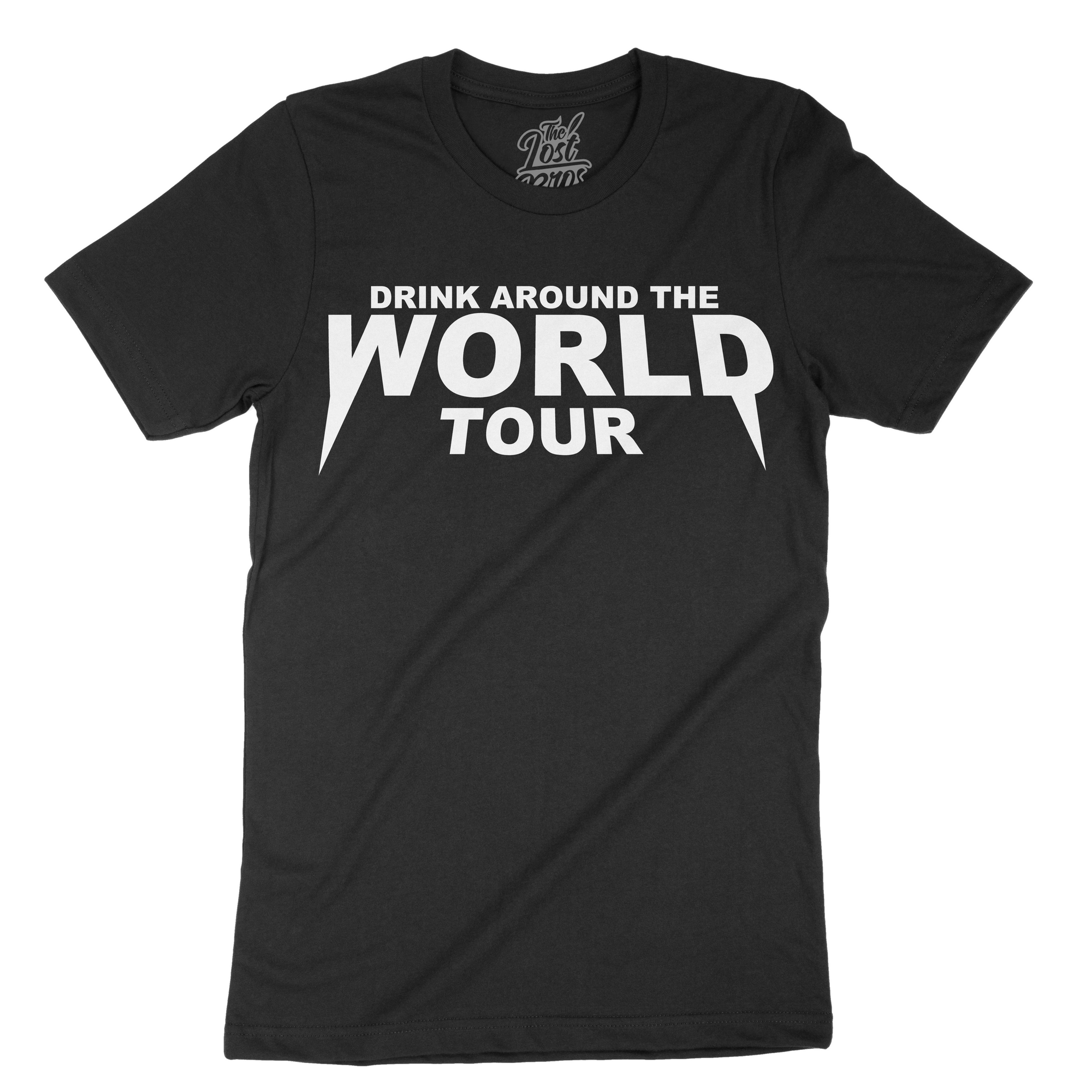 Drink Around the World Tour Tee - Black The Lost Bros