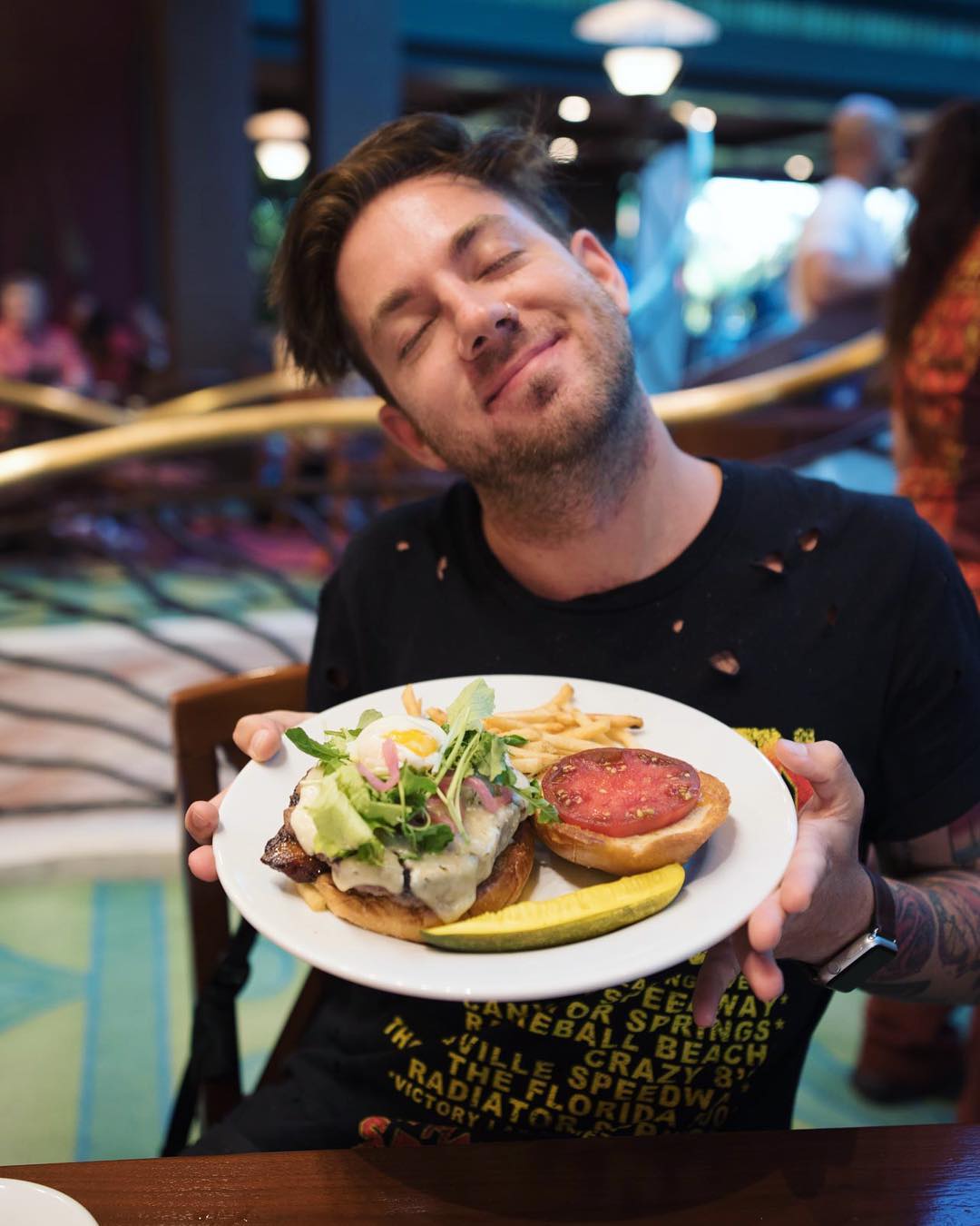 Island-style Beef Burger from Kona Cafe