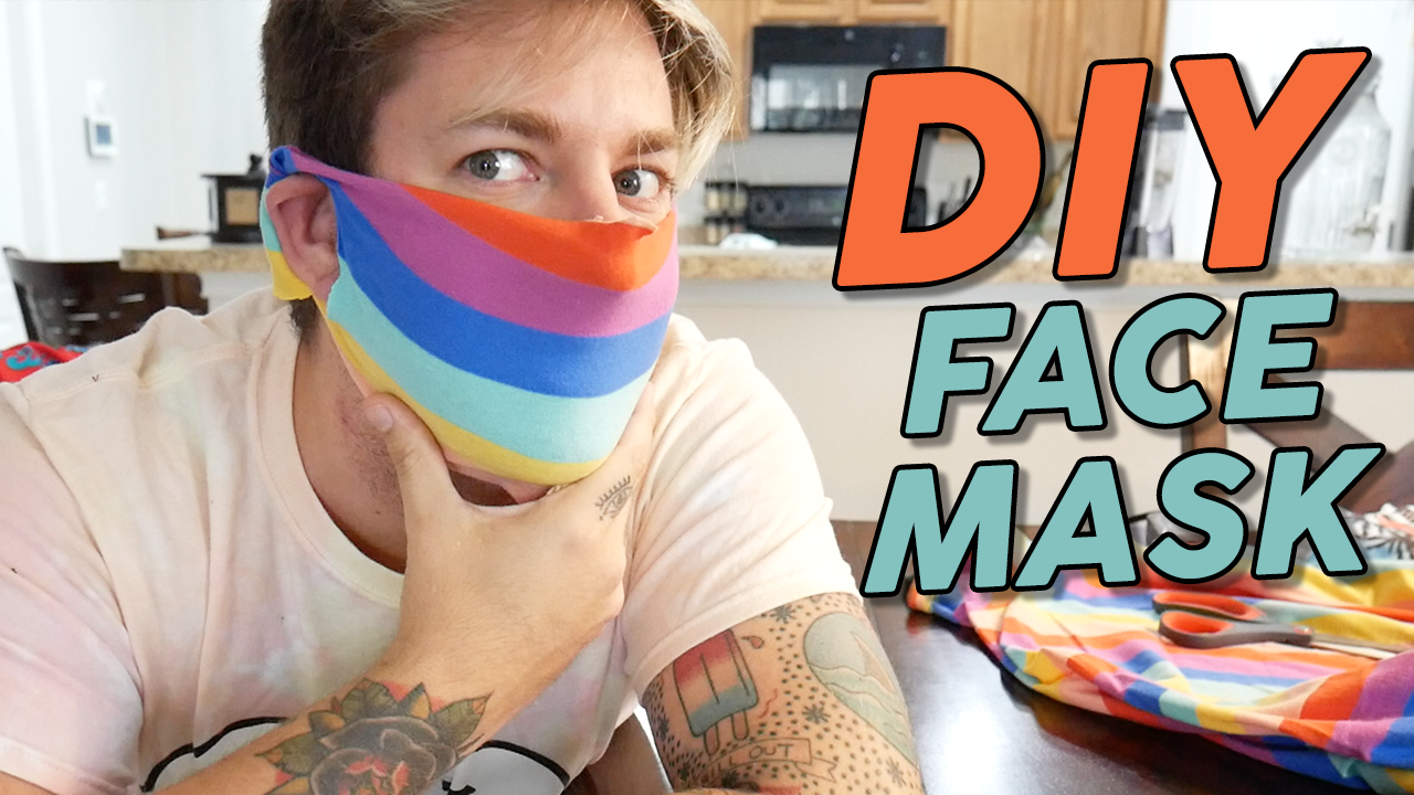 Learn How to Create a Face Mask Using an Old Lost Bros Shirt With This Tutorial!
