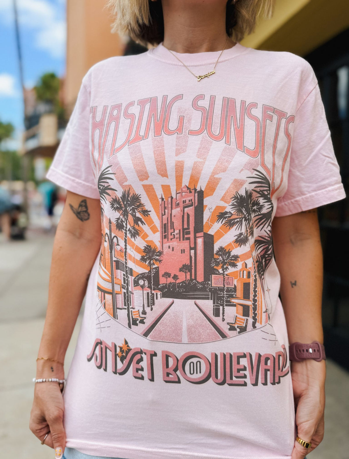 Chasing Sunsets Tee