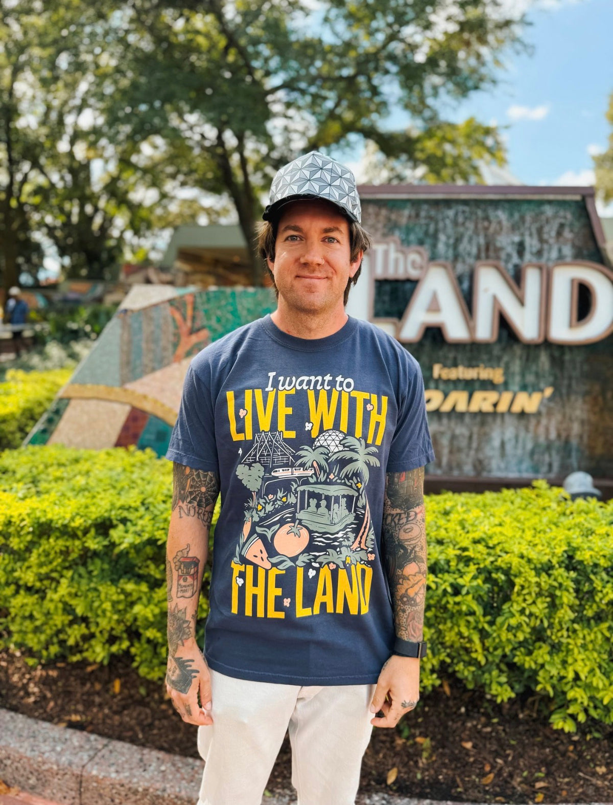 I Want To Live With The Land Tee