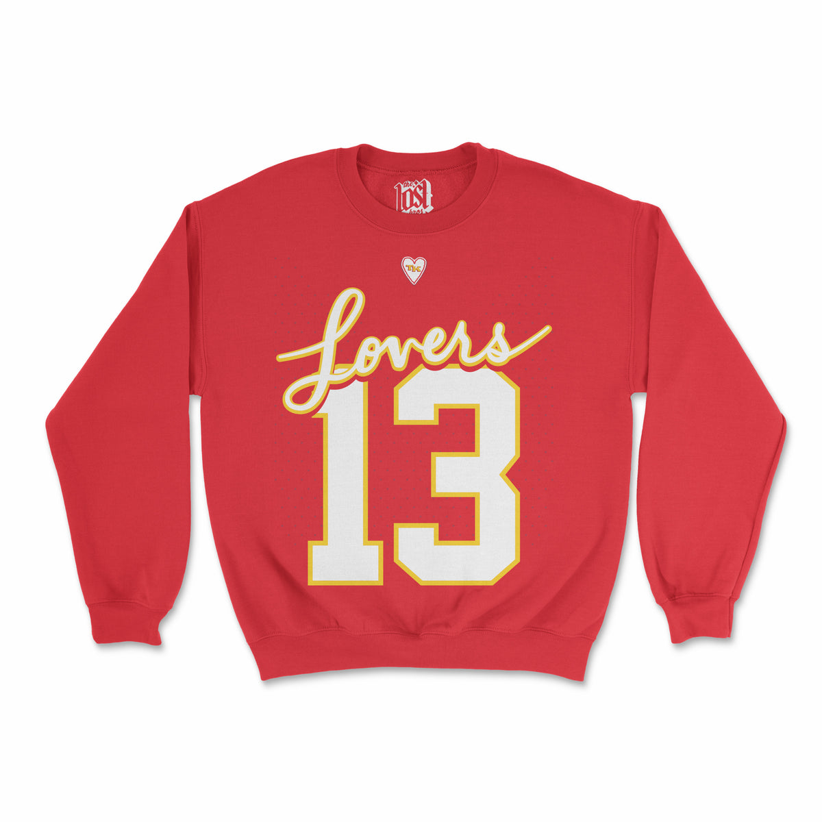 Lovers Jersey Sweatshirt - Red