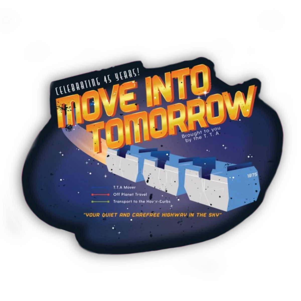 Move Into Tomorrow Sticker