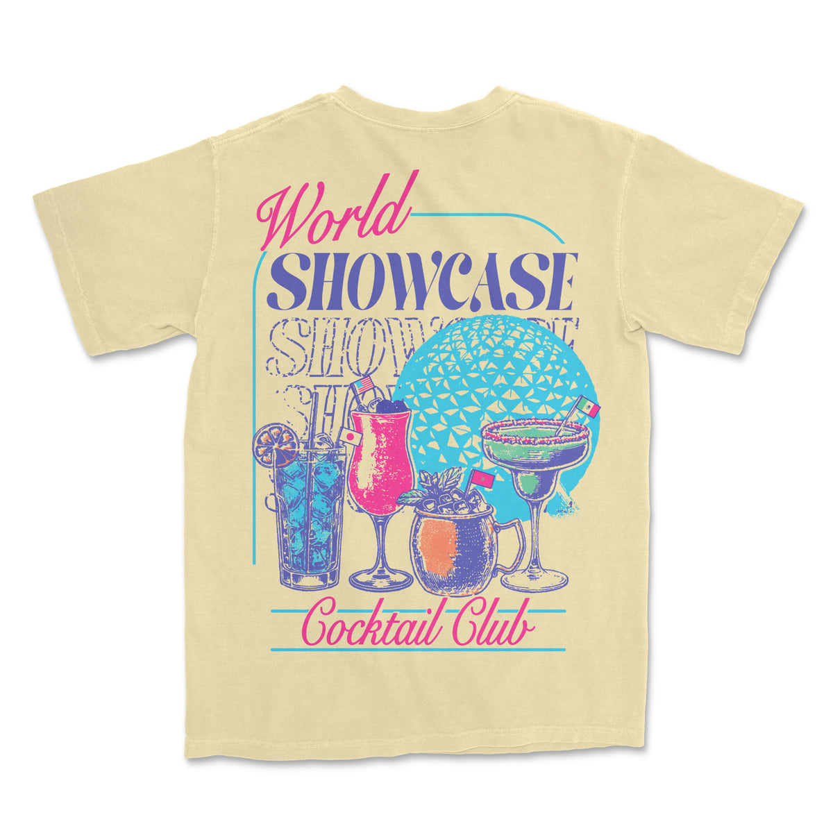 World Showcase Cocktail Club Tee
