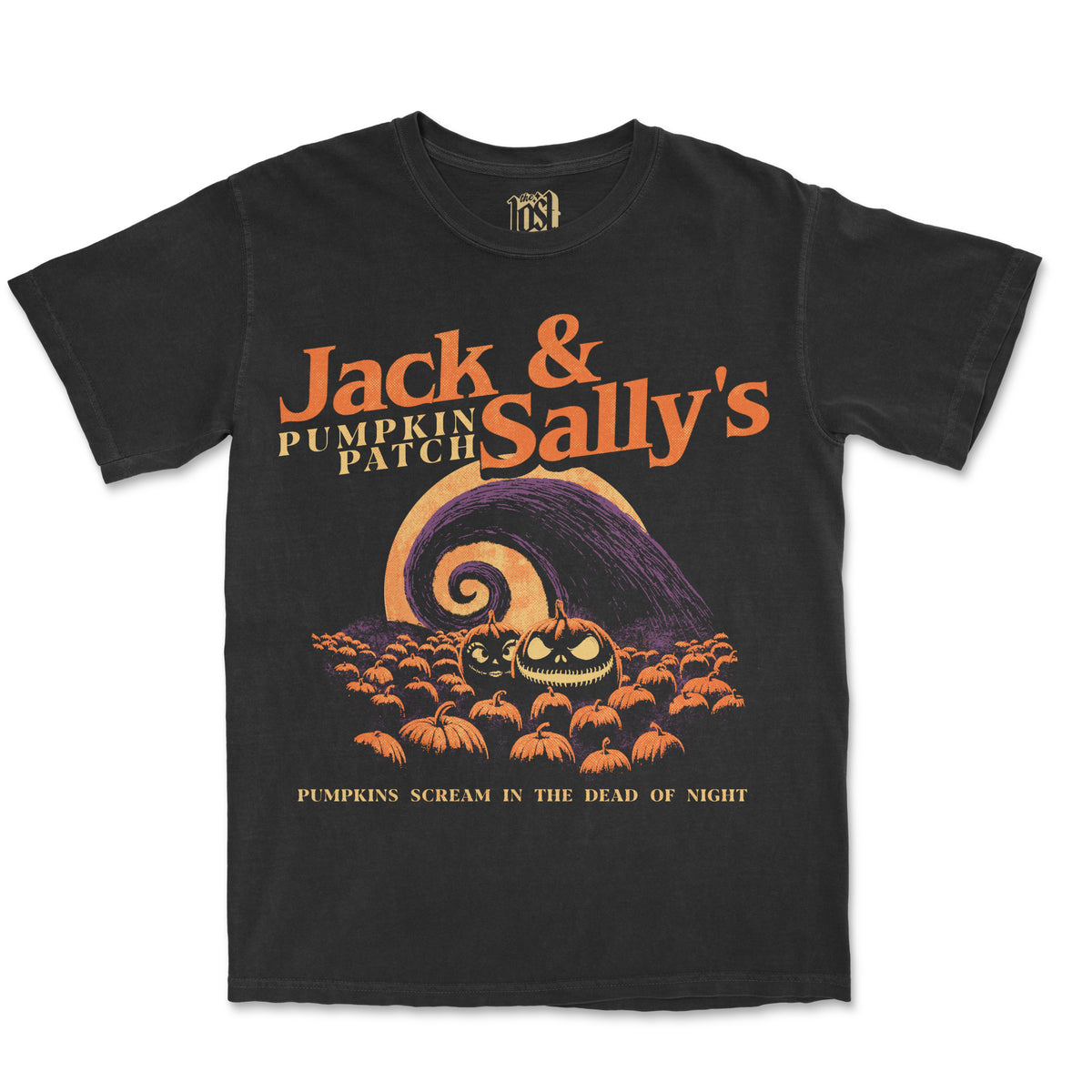 Jack and Sally&#39;s Pumpkin Patch Tee