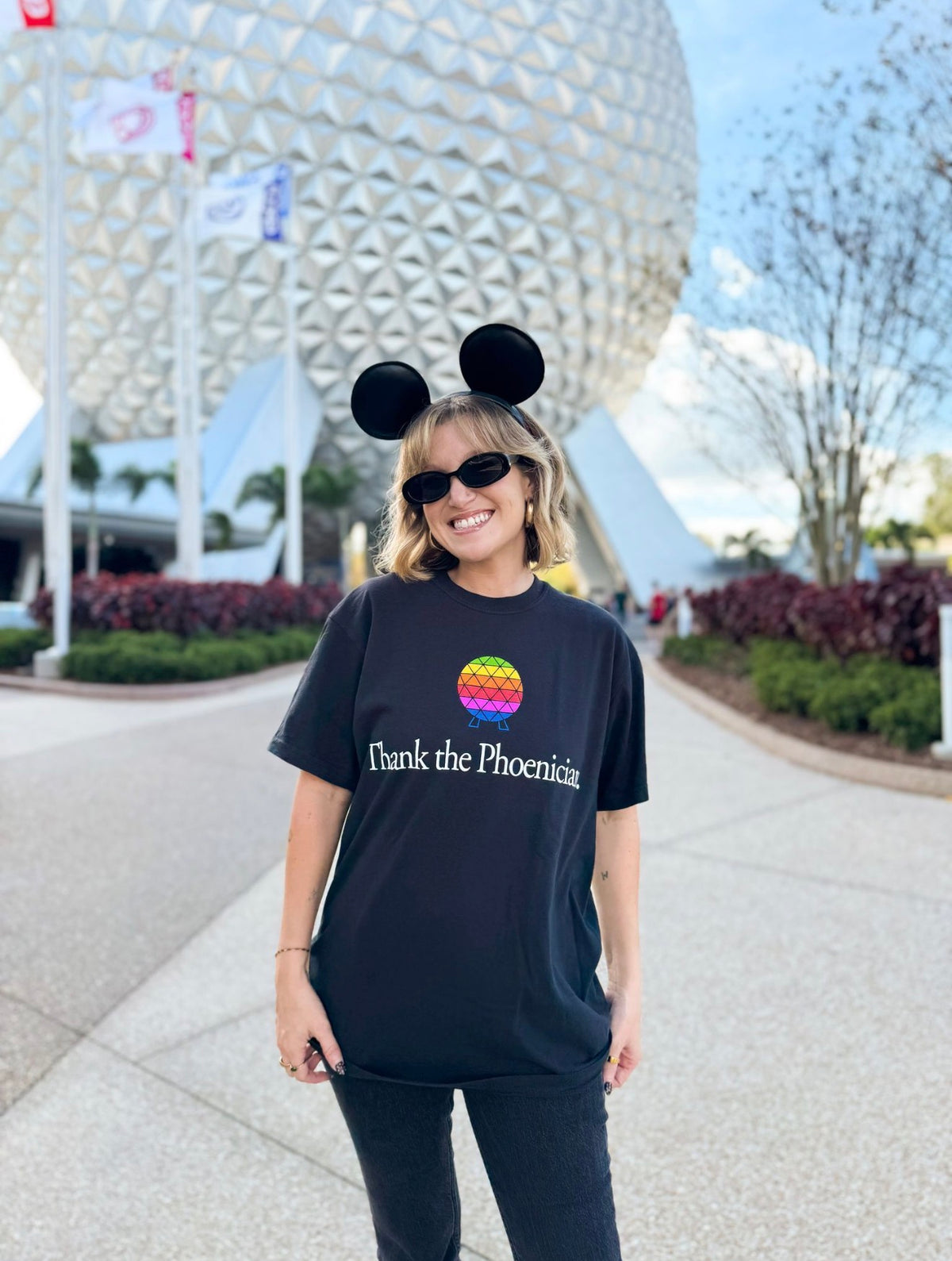 Thank The Phoenicians Tee - The Retro Apple Variant