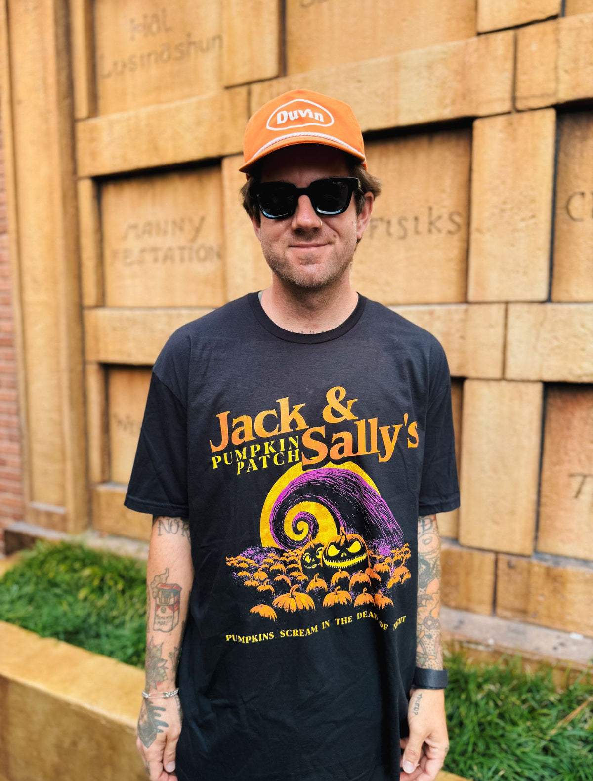 Jack and Sally&#39;s Pumpkin Patch Tee