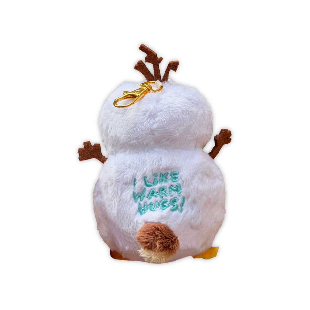 Waddles The Park Duck Keychain - Happy Snowman Variant