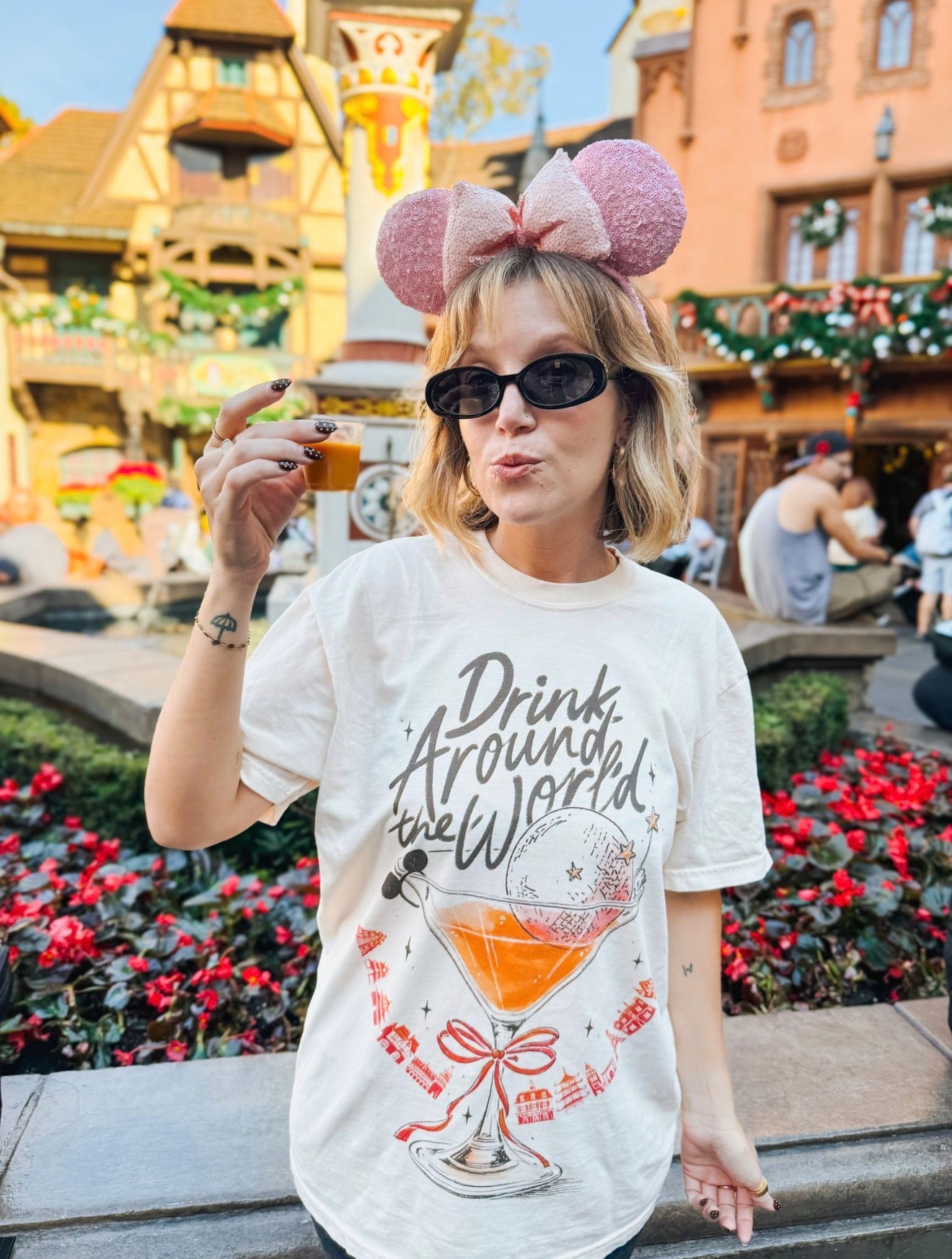 Drink Around the World Tee - Martini Variant - The Lost Bros