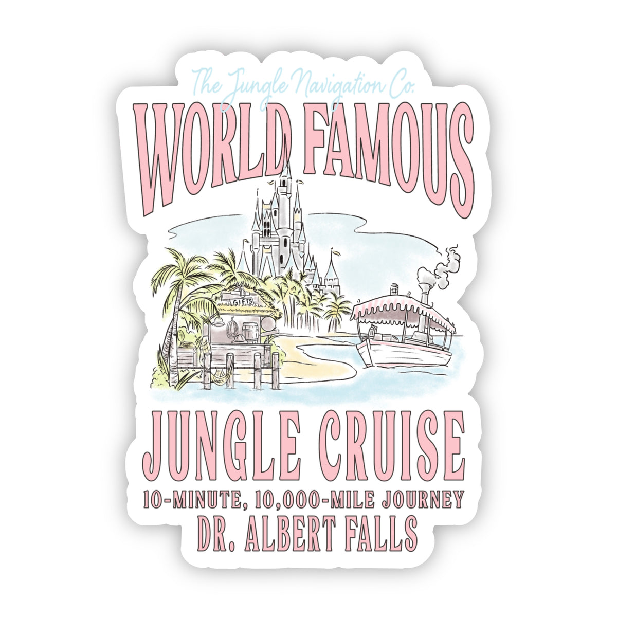 Jungle Cruise Destination Sticker