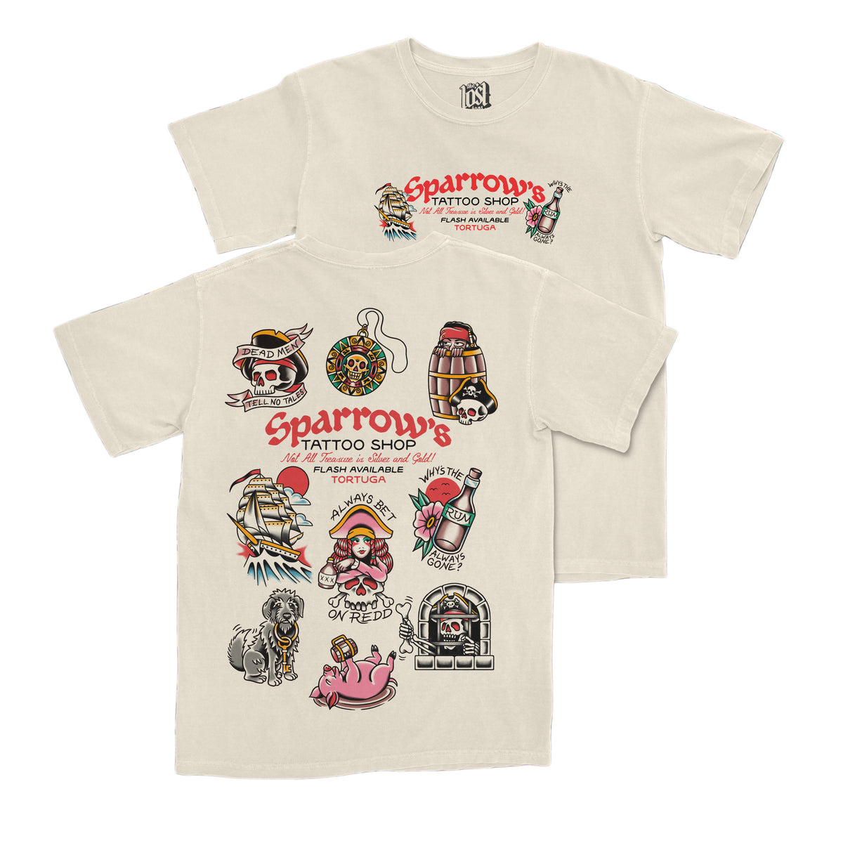 Sparrow’s Tattoo Shop Tee
