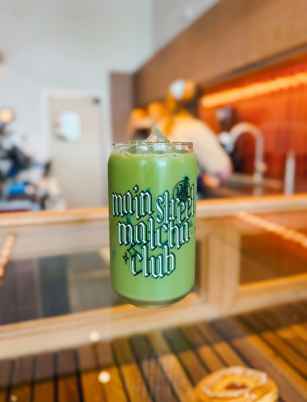 Main Street Matcha Club Glass