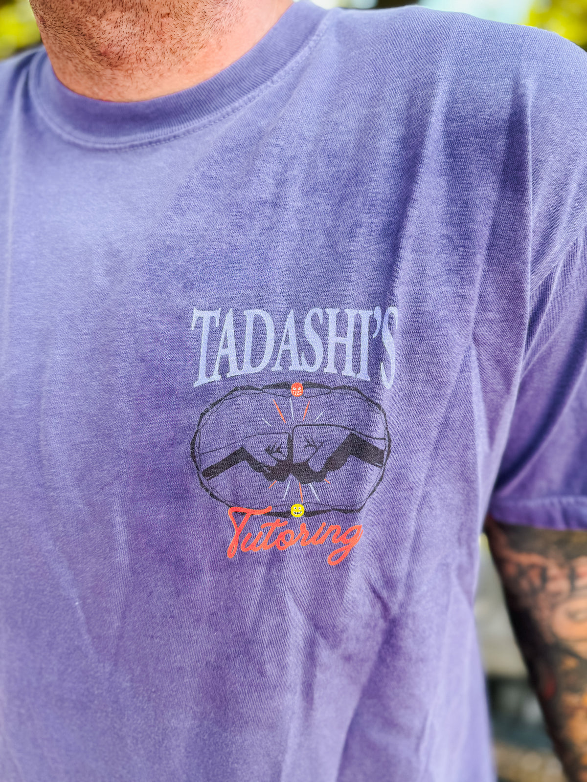 Tadashi&#39;s Tutoring Tee - Purple