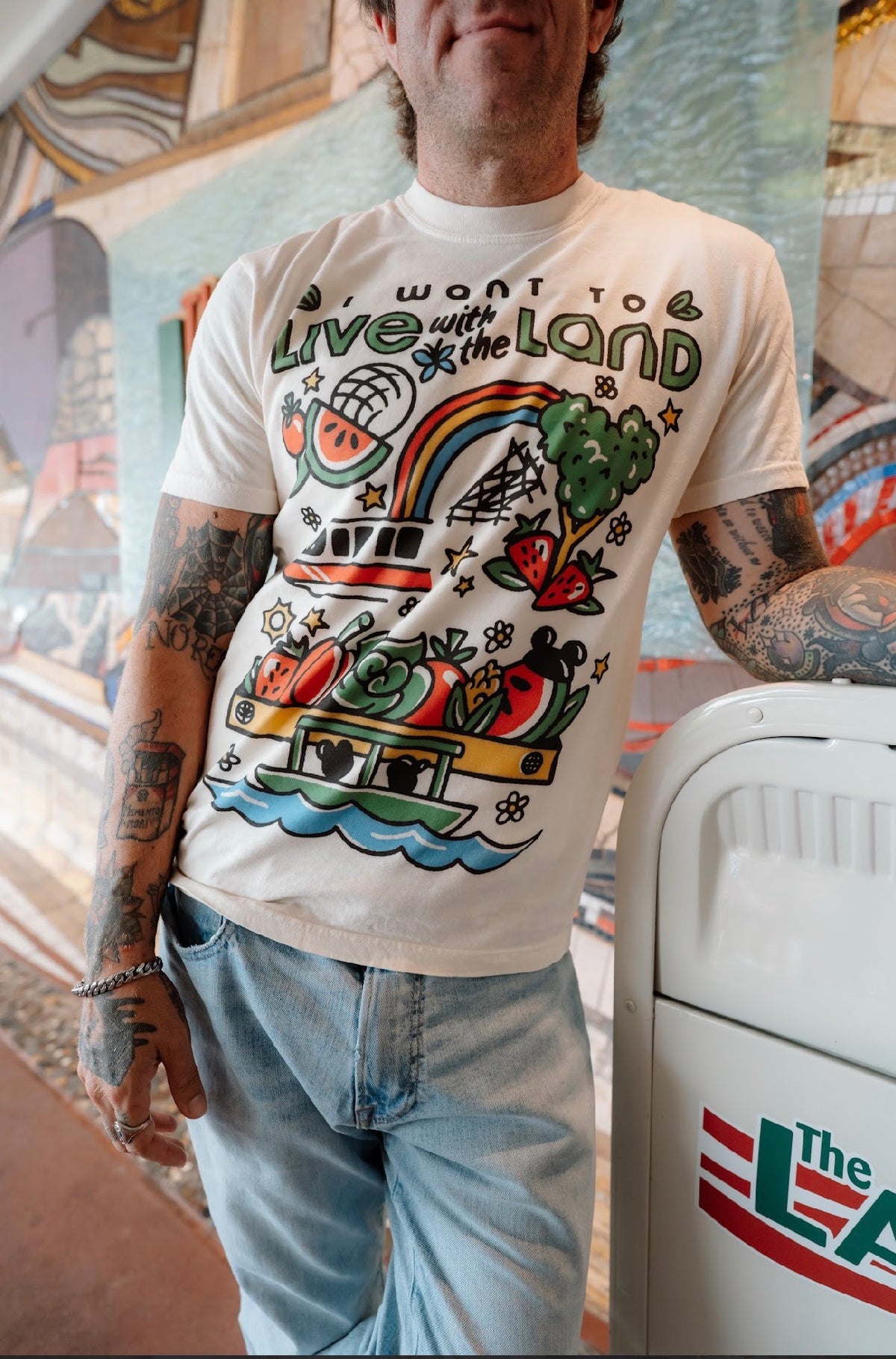 I Want To Live With The Land Tee - Supermarket Variant