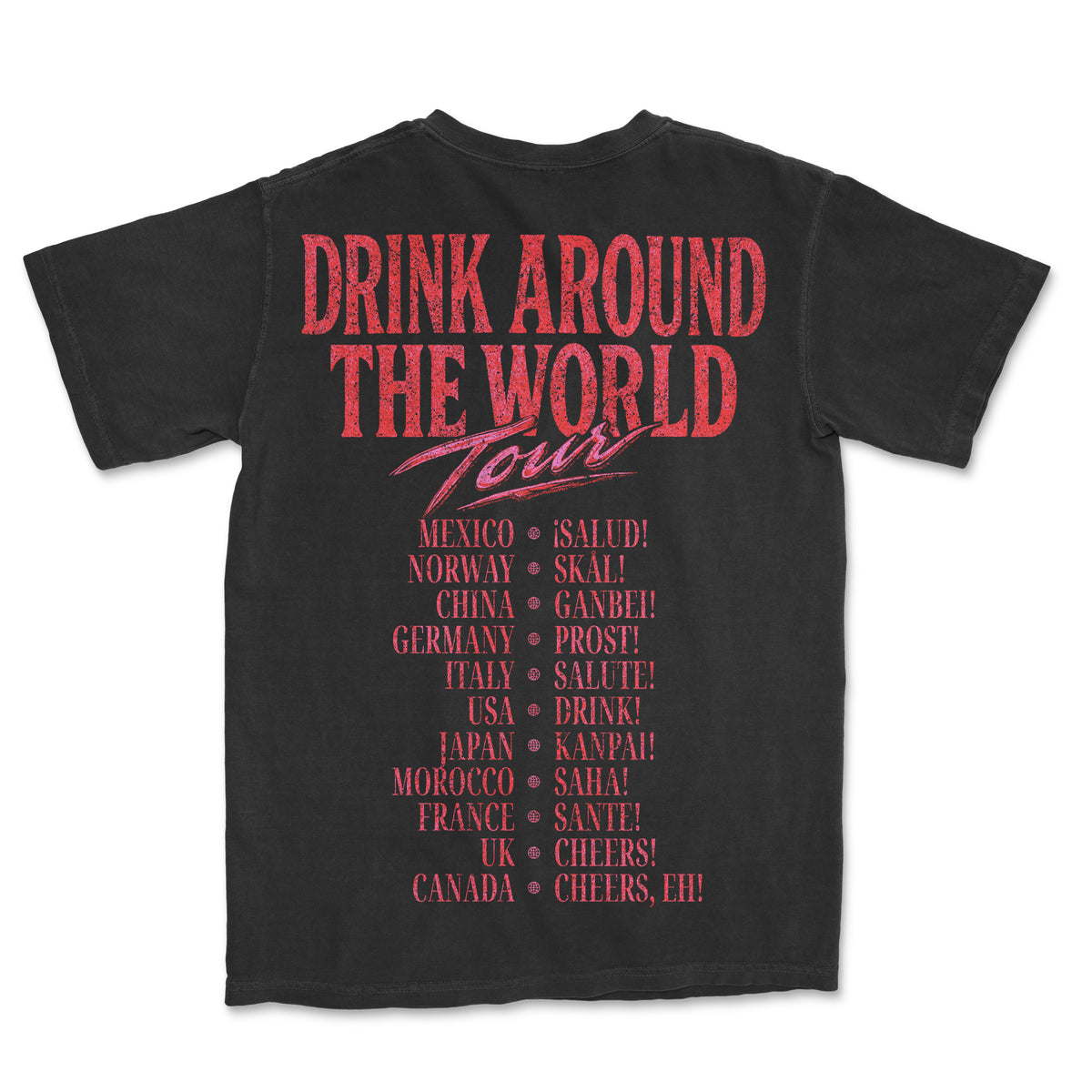 Drink Around the World Tee - Chrome Variant