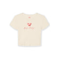 Bonjour Mickey Crop Tee