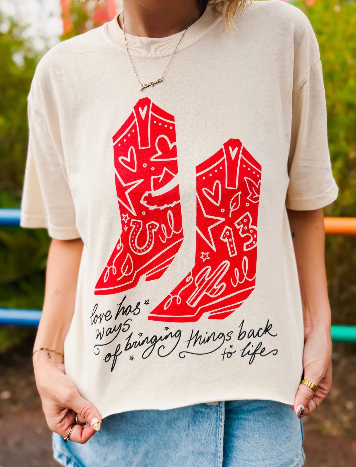 Bringing Things Back To Life Boots Tee