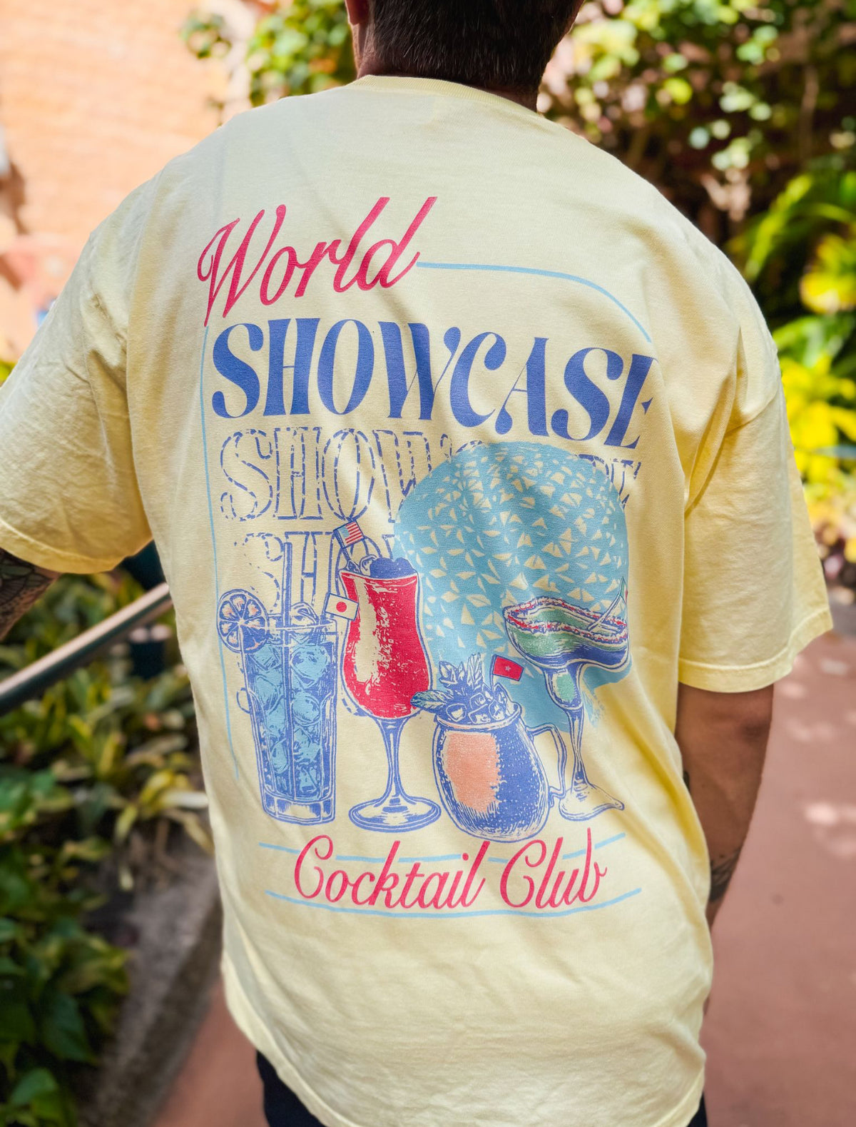 World Showcase Cocktail Club Tee