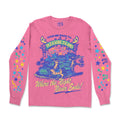 Where The Night Never Ends Long Sleeve Tee - Crunchberry