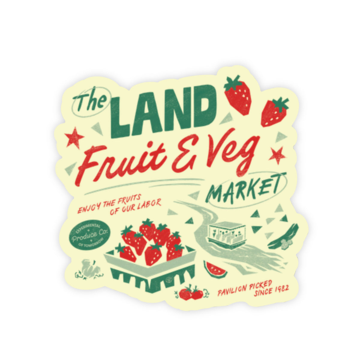 The Farmer’s Market Sticker