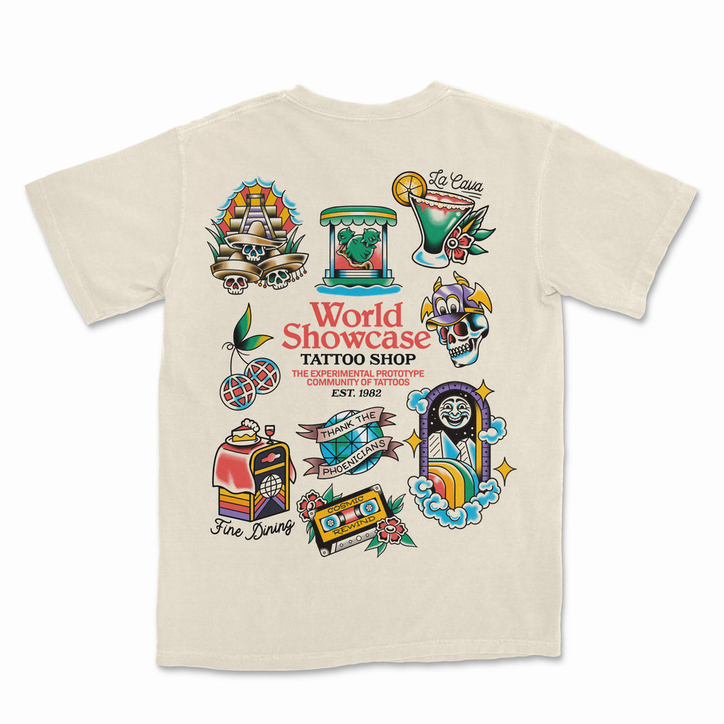 World Showcase Tattoo Shop Tee