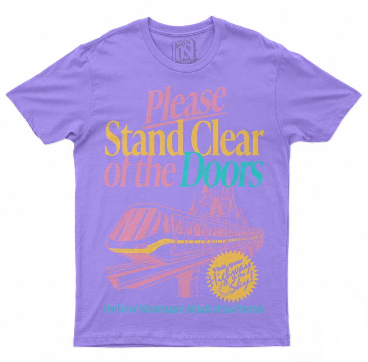 Please Stand Clear Tee - Purple - Summer Variant