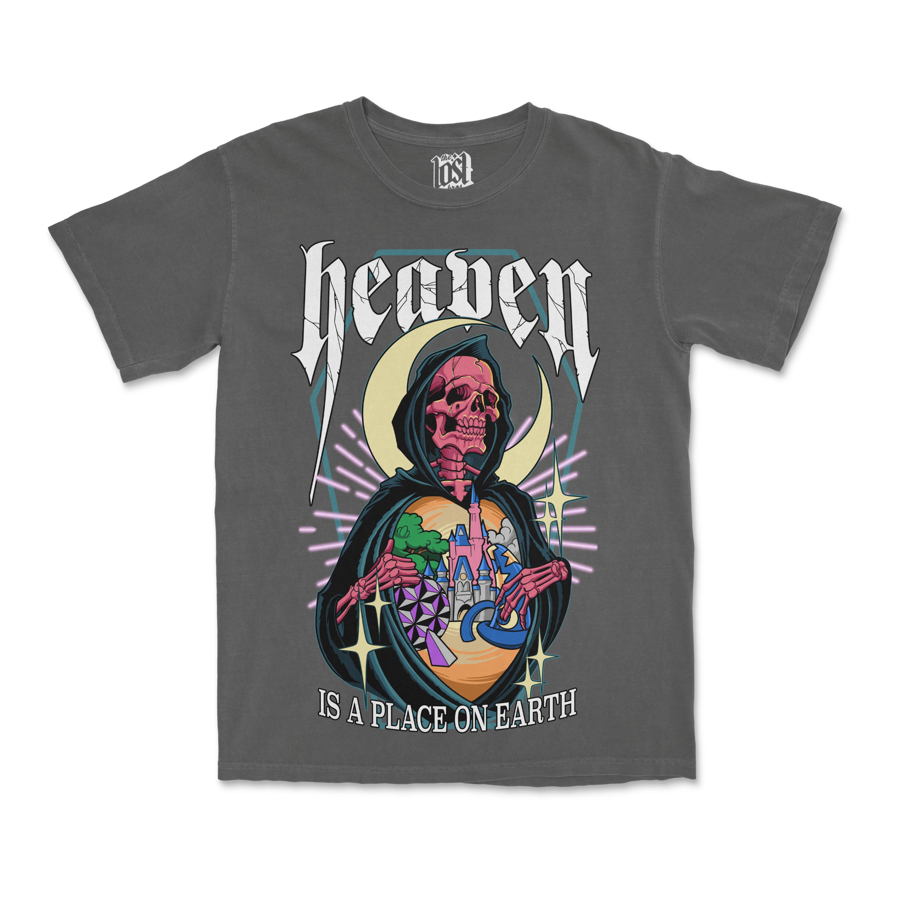 WELCOME BACK TO THE EARTH Tシャツ Lサイズ Heaven Is A Place On Earth Tee - The Lost Bros