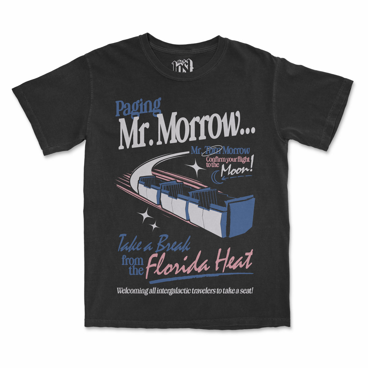 Paging Mr. Morrow Tee -Black