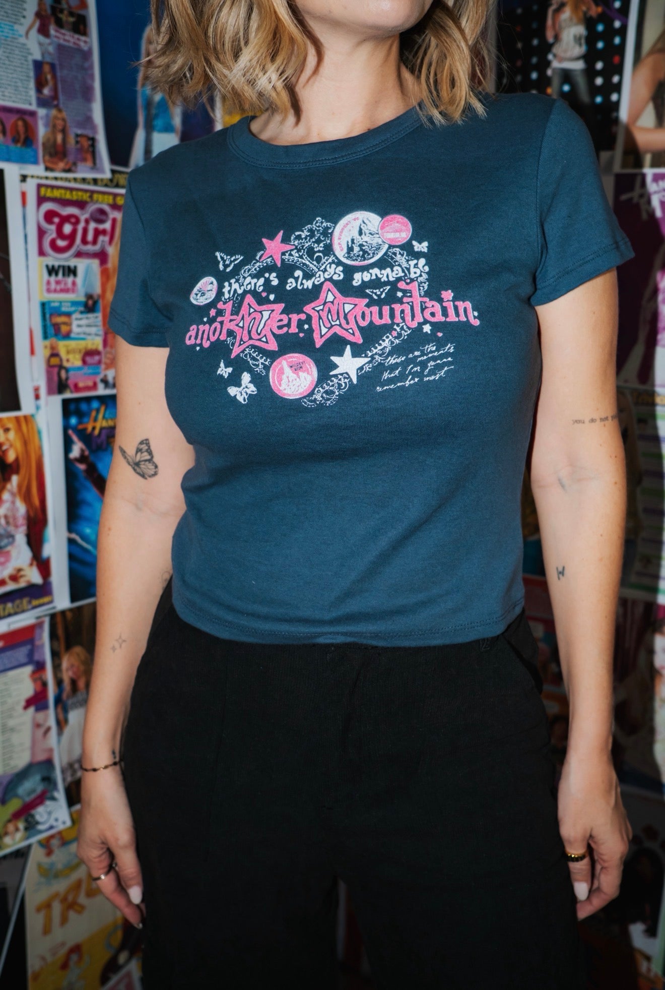 Another Mountain Baby Tee - The Lost Bros