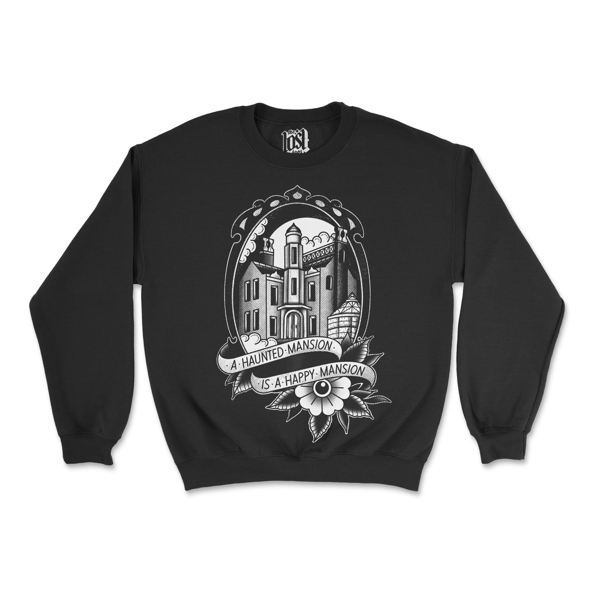 A Happy Mansion Tattoo Sweatshirt - Friday the 13th Exclusive