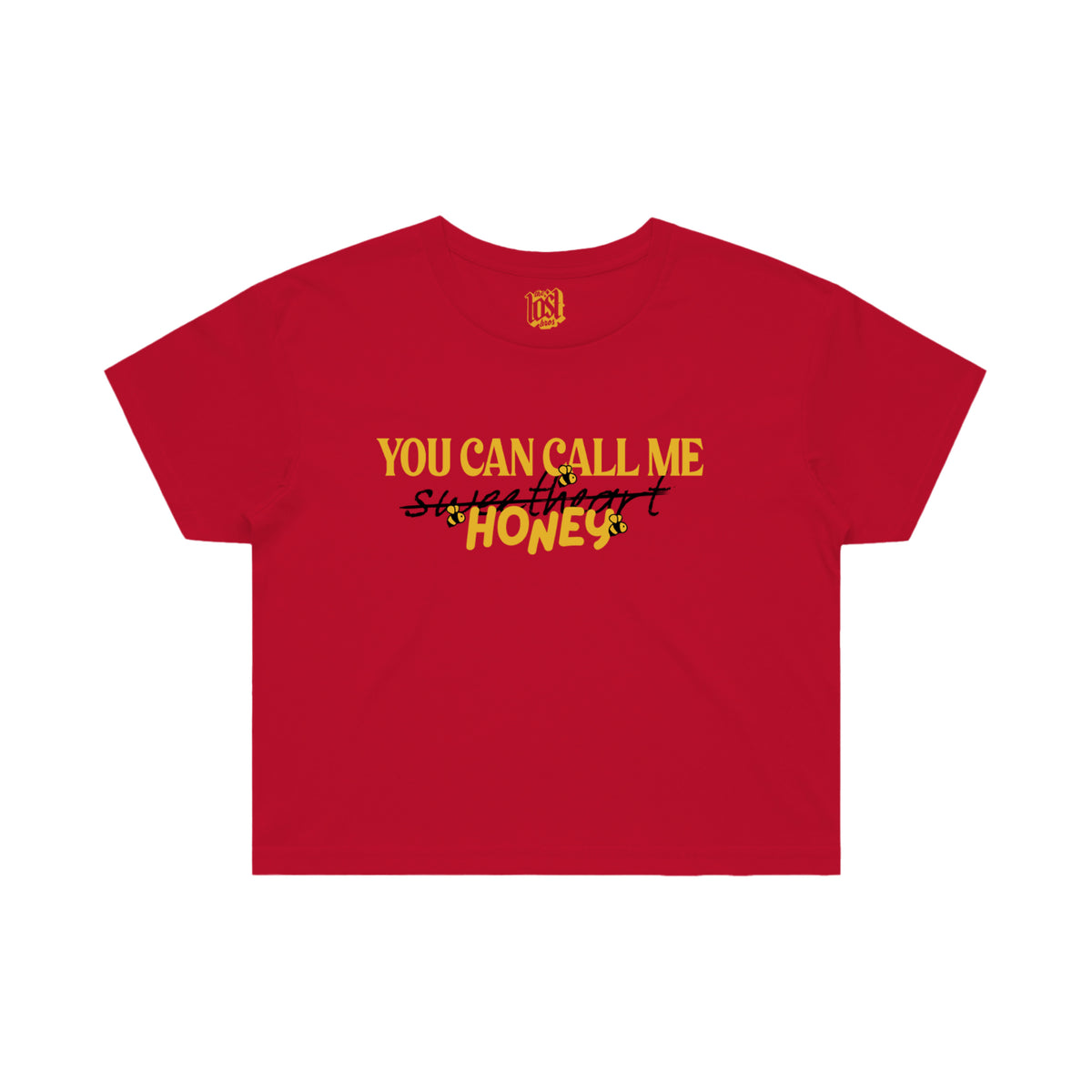 You Can Call Me Honey Crop Tee