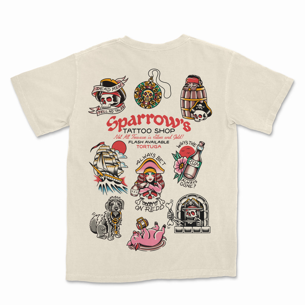 Sparrow’s Tattoo Shop Tee