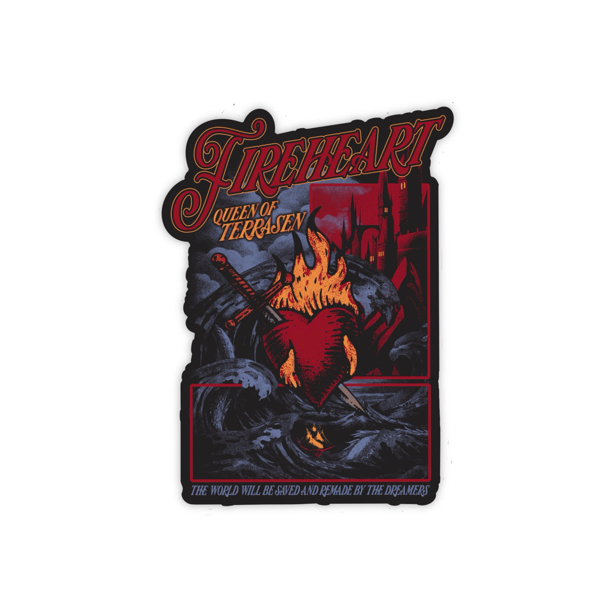 Firehearts Sticker