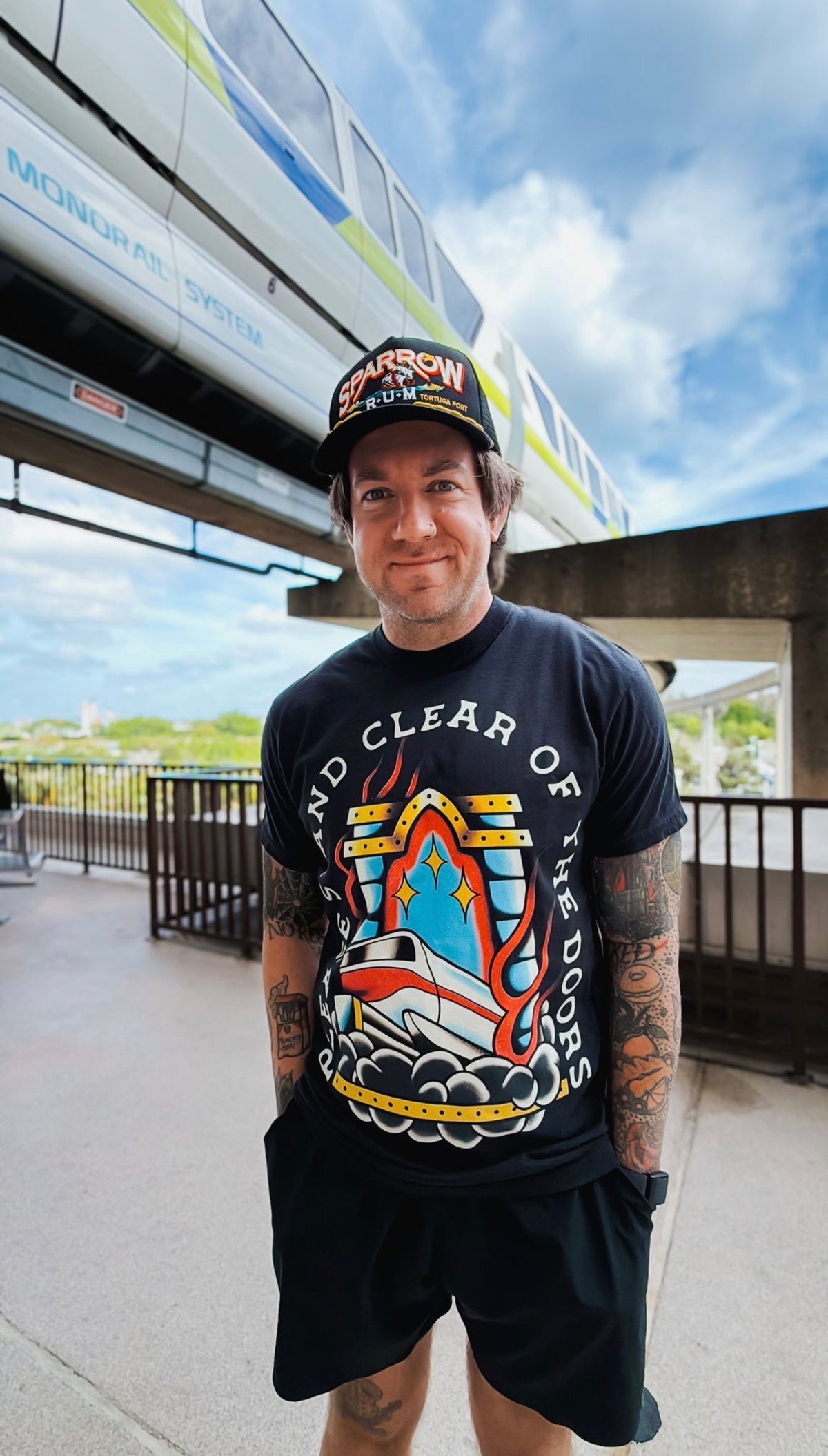 Monorail Station Tattoo Tee