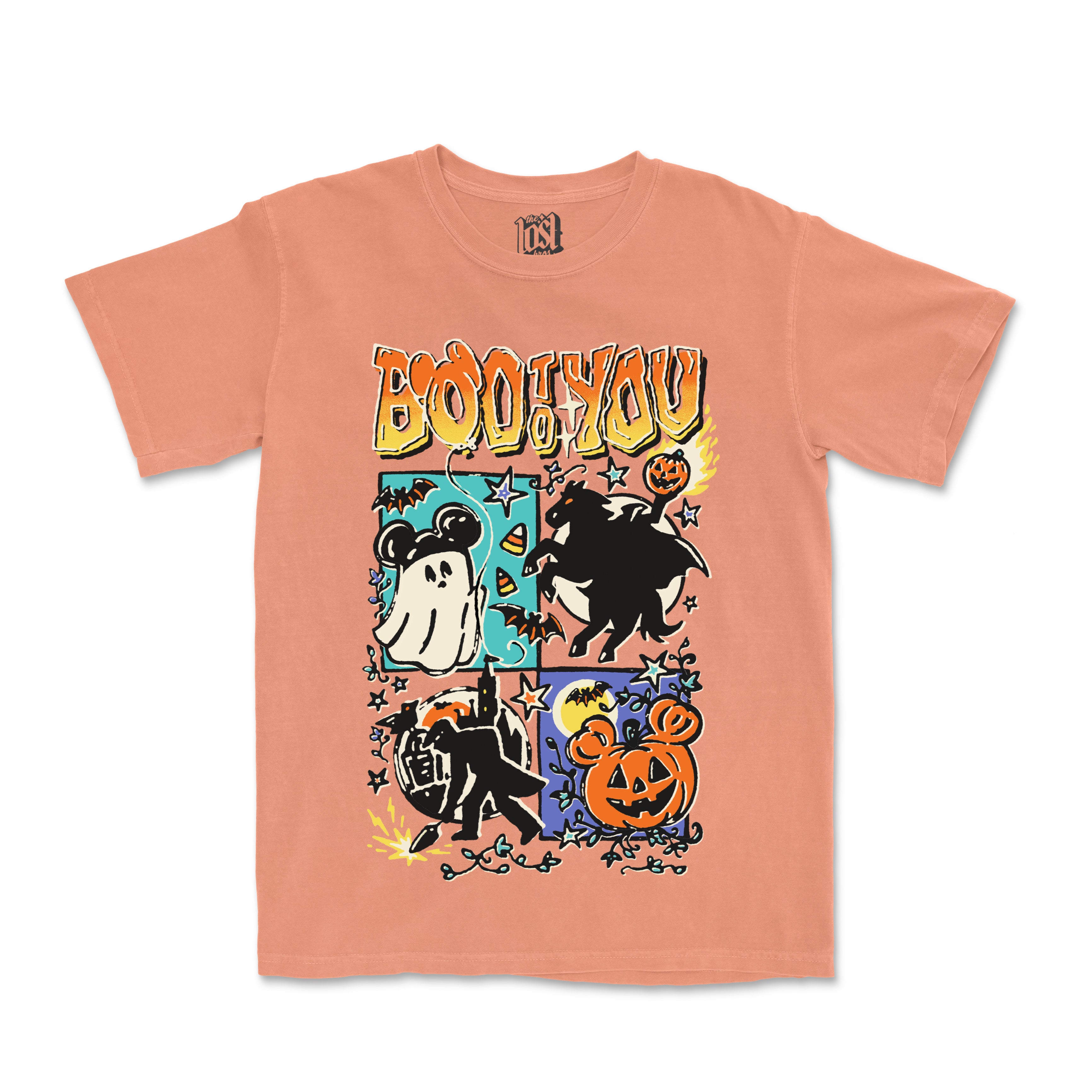 ●BOO Boo To You Tee - Lantern Orange Variant - The Lost Bros