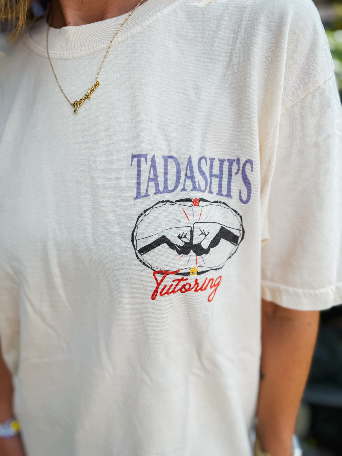 Tadashi&#39;s Tutoring Tee - Ivory