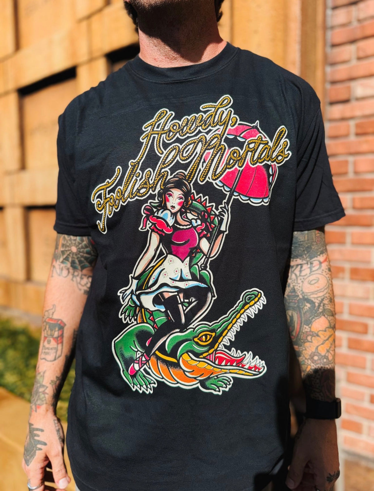 Howdy Foolish Mortals Tee