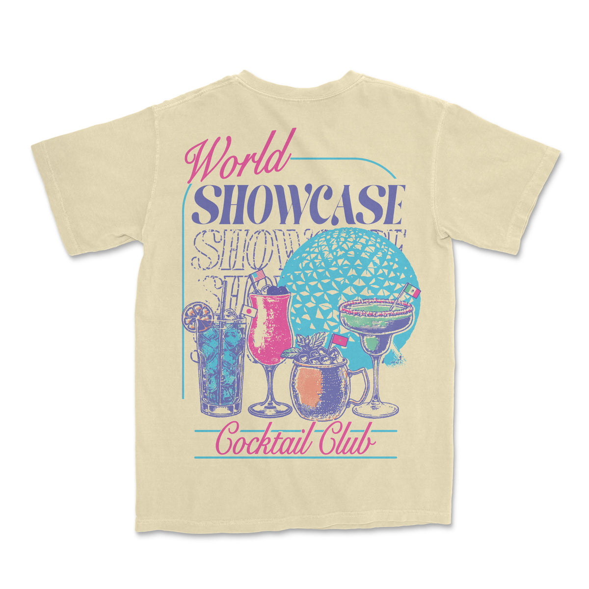 World Showcase Cocktail Club Tee