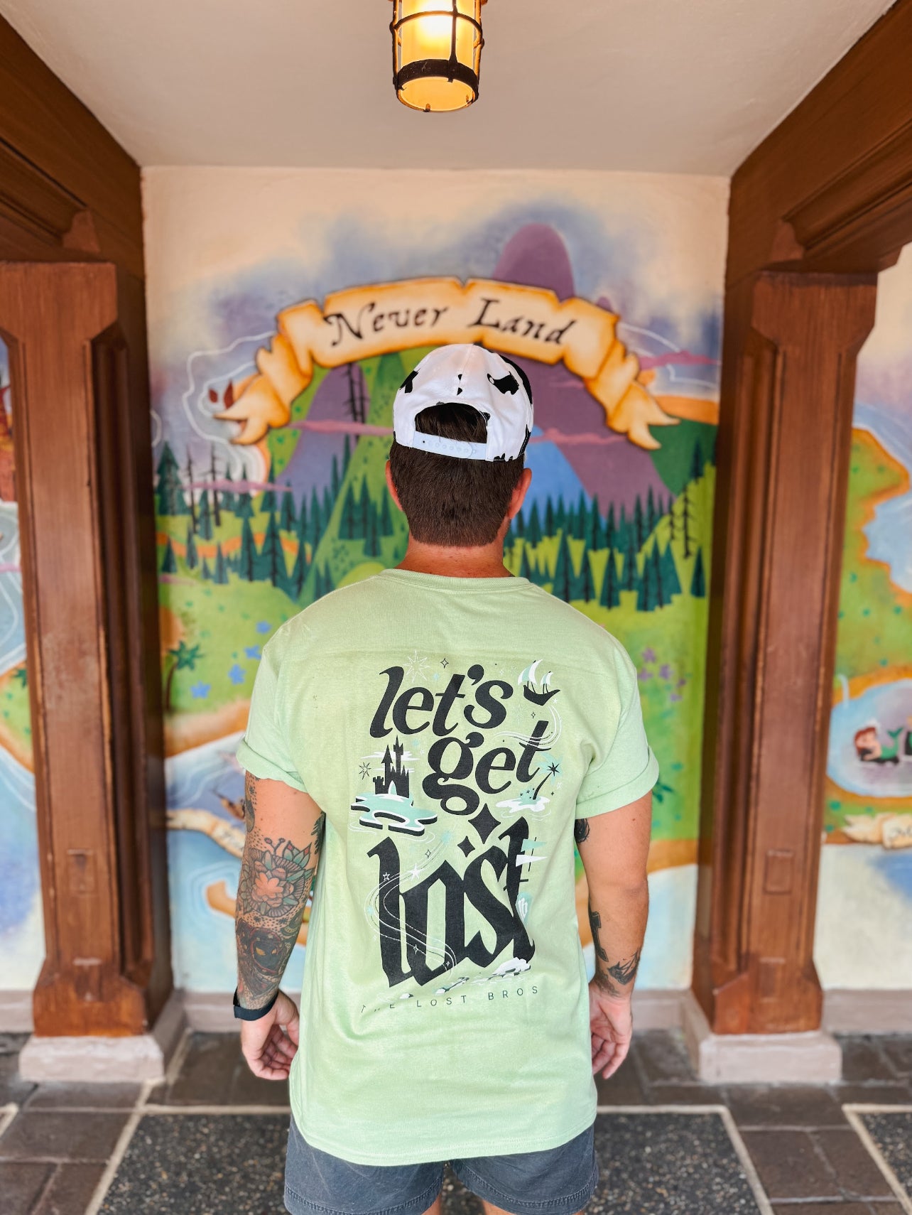 Let's Get Lost Logo Tee - Green - The Lost Bros