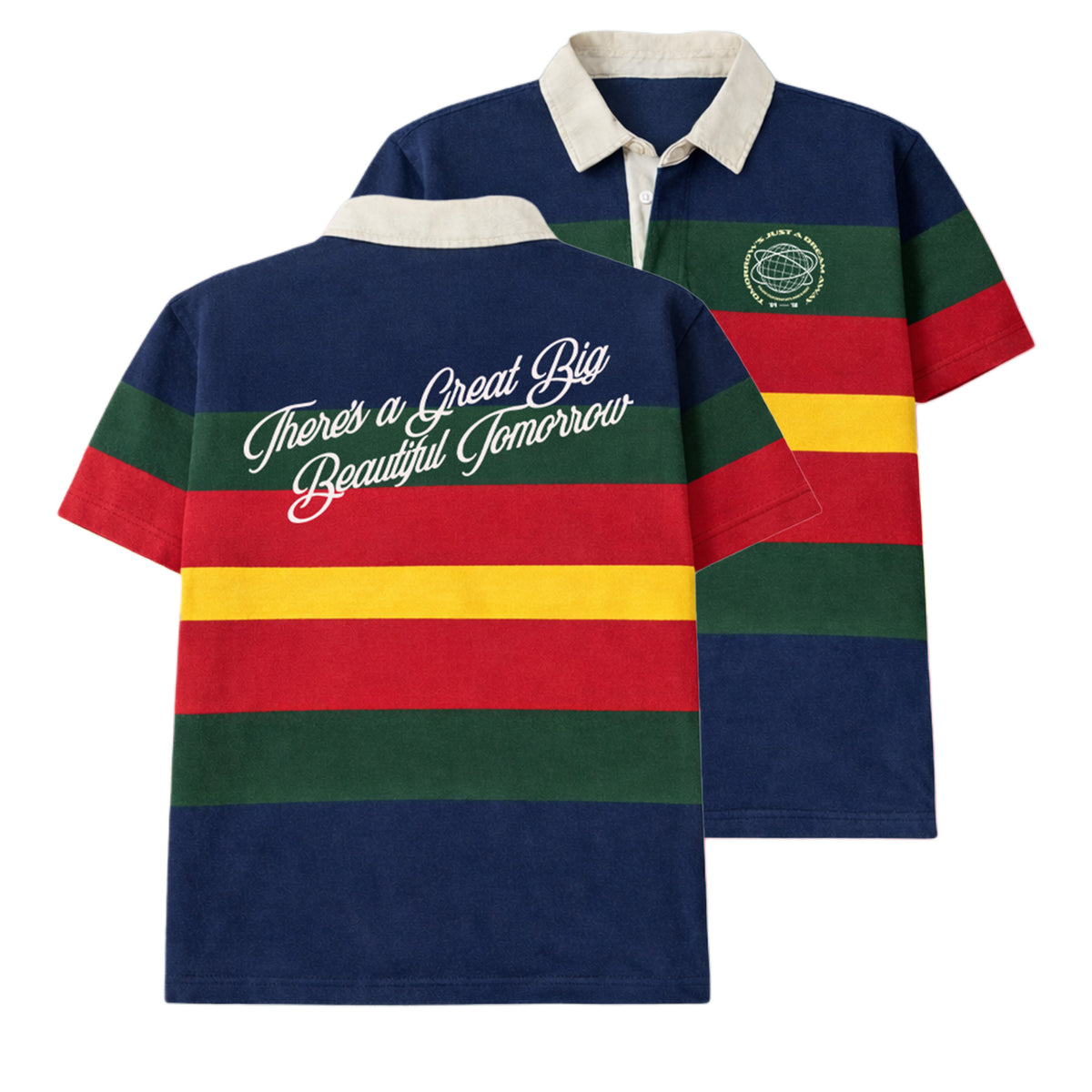 Great Big Beautiful Rugby Short Sleeve Polo