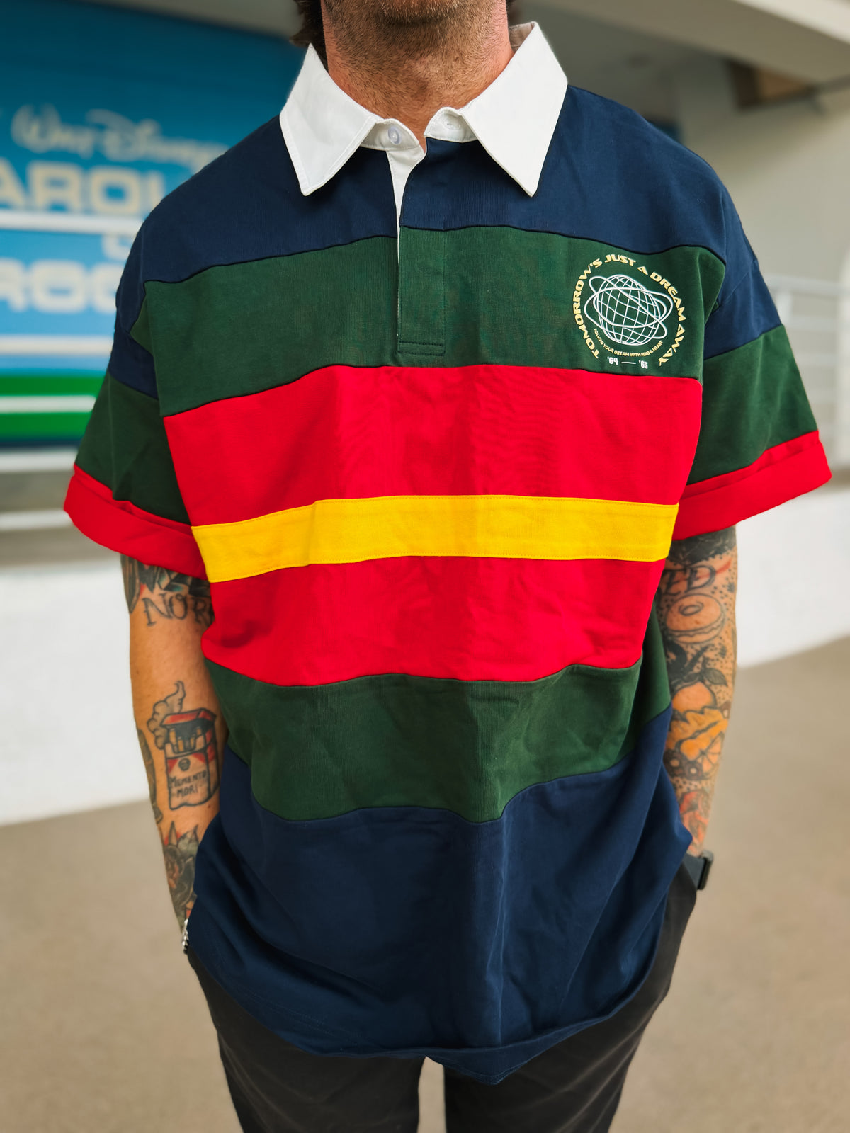 Great Big Beautiful Rugby Short Sleeve Polo