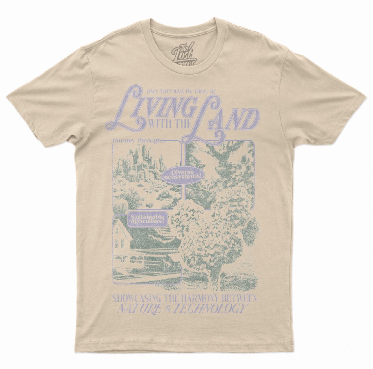 the lost bros Harmony with Nature (Living with the Land) Tee