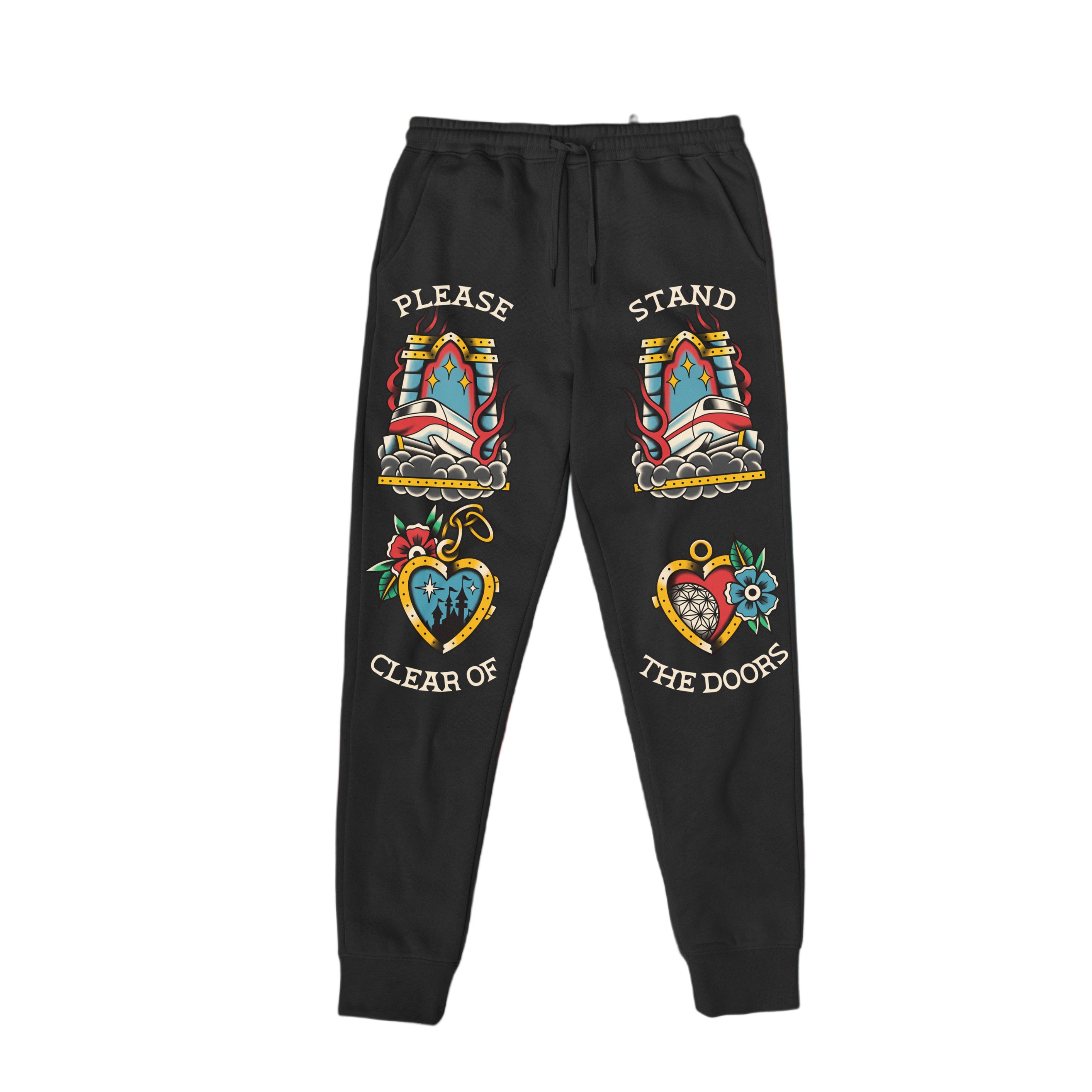 Monorail Station Tattoo Sweatpants