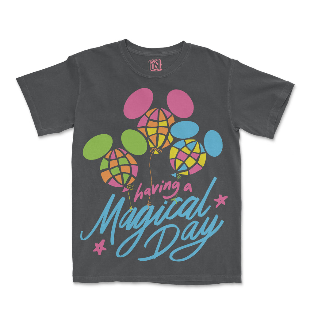 Neon Checkered Balloon Tee