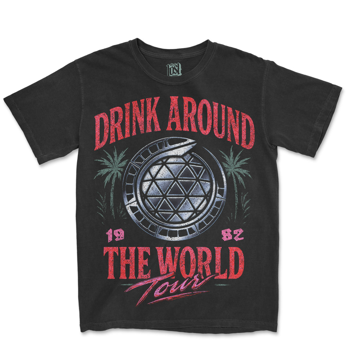 Drink Around the World Tee - Chrome Variant