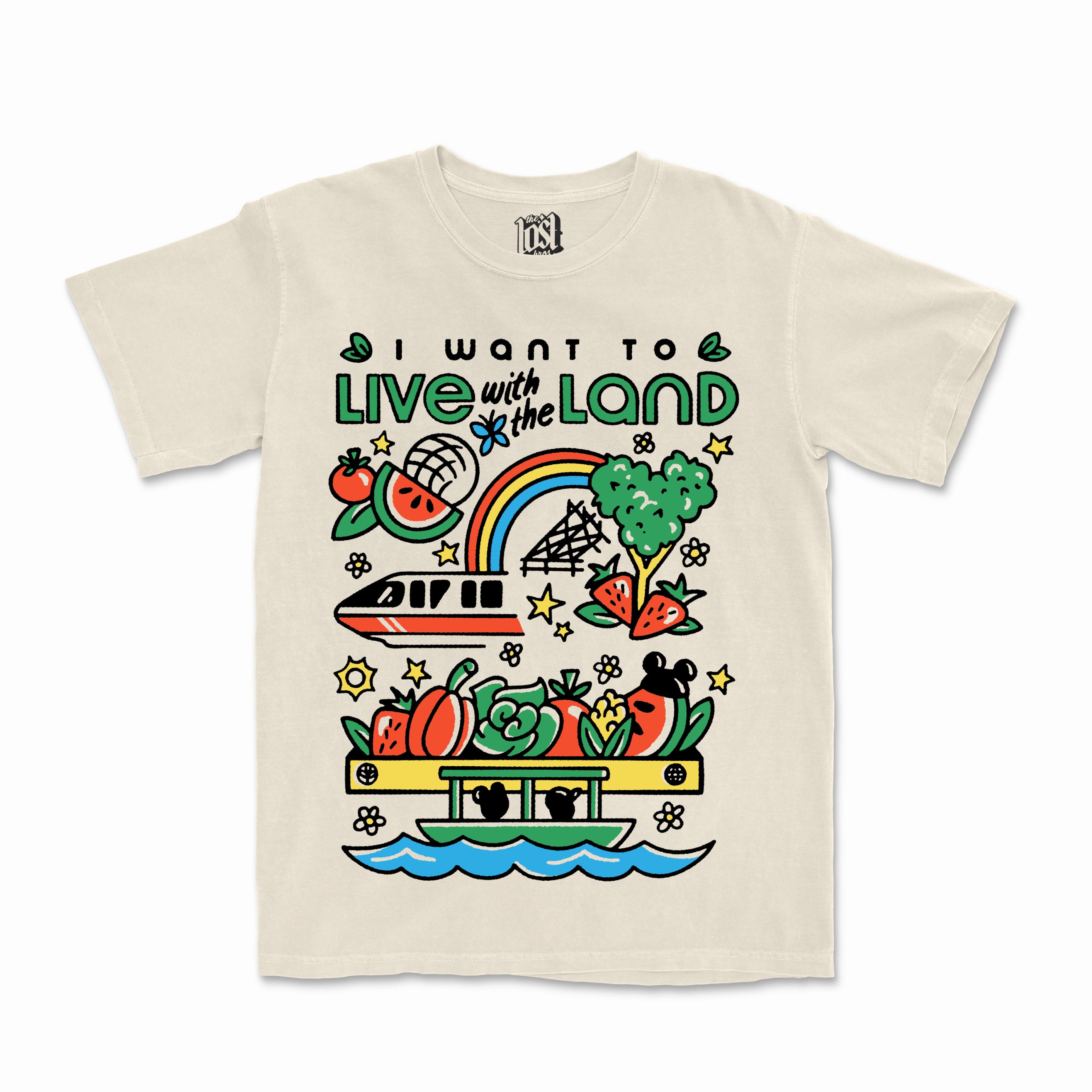 SennaRin LOST AND FOUND Tシャツ XL I Want To Live With The Land Tee - Supermarket Variant – The Lost Bros