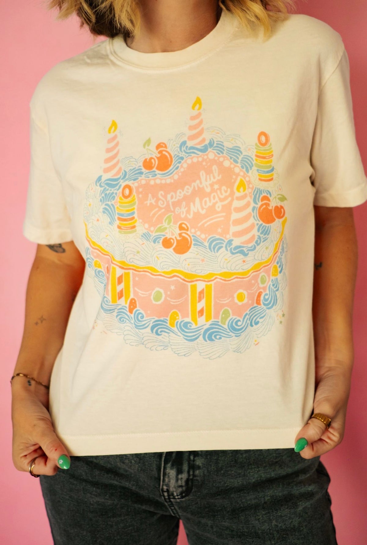 A Spoonful Of Magic Crop Tee
