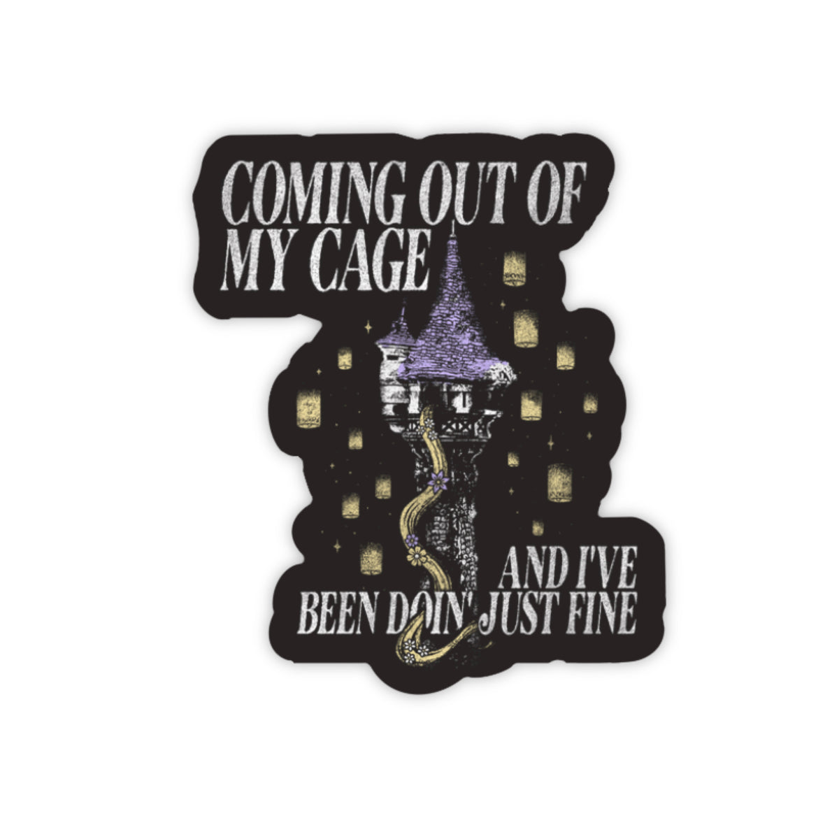 Coming Out Of My Cage Sticker